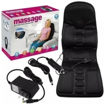 Respaldo masajeador shiatsu con función vibración y calor