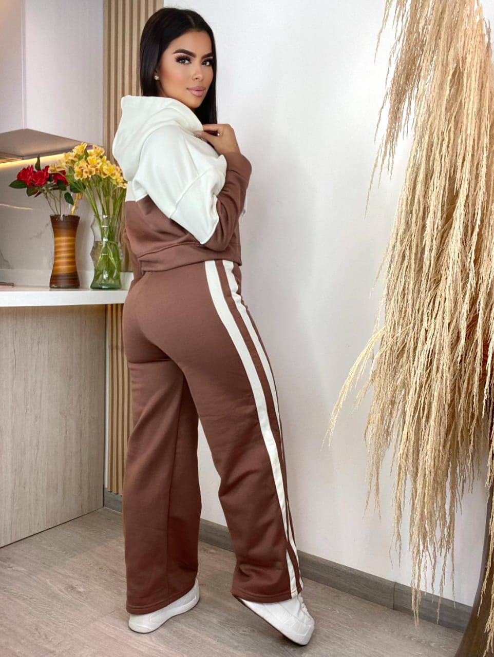 Conjunto De Sudadera Oversize Invierno