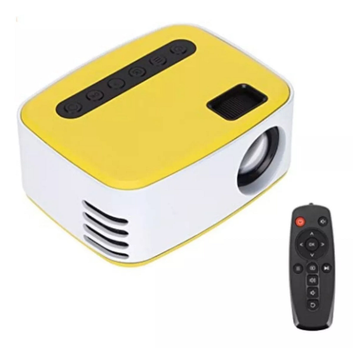 Mini Proyector Portatil Con Control Remo