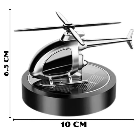 Ambientador Solar Giratorio para Carro - Modelo Helicóptero
